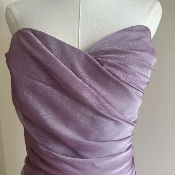Lavender Strapless Bridesmaid Gown- Size 24- NWT - Picture 2 of 8
